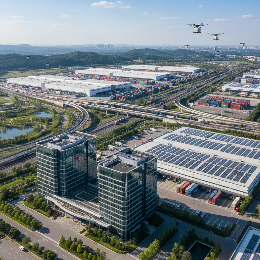 Logistics infrastructure and corporate hub